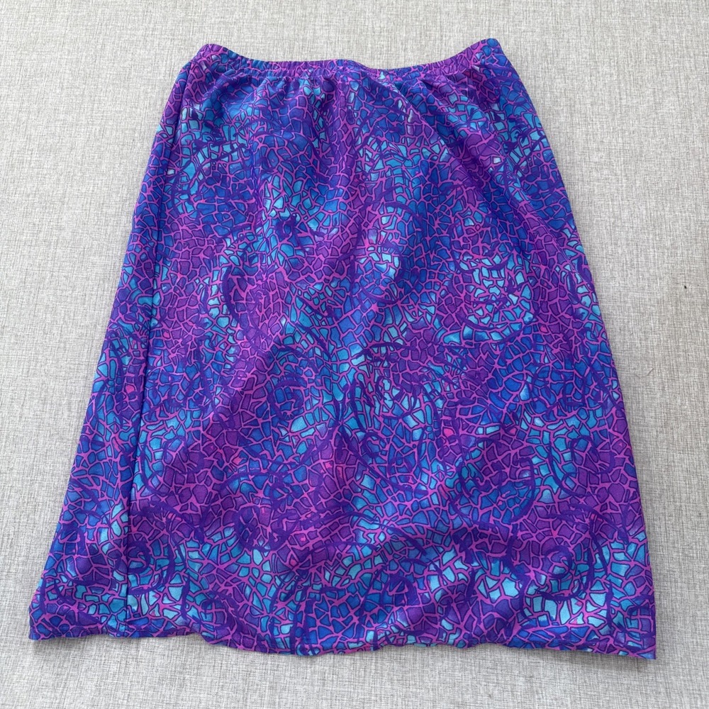 Vintage Jantzen Swimsuit Coverup Skirt Women's Medium Colorful 80s 90s USA Made